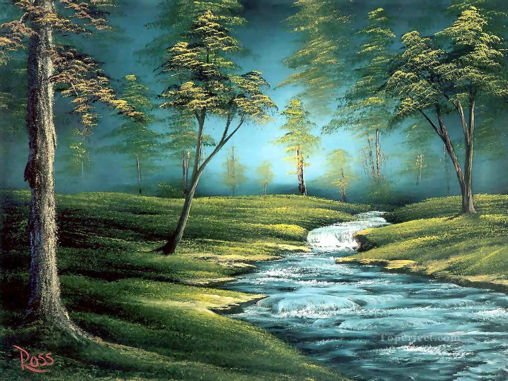 bubbling brook BR freehand landscapes Oil Paintings